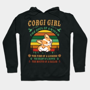 Corgi Girl - Witch - Lioness - Hippie - Sailor (103) Hoodie